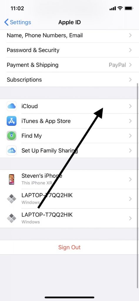 Use iCloud para iniciar la transferencia de aplicaciones