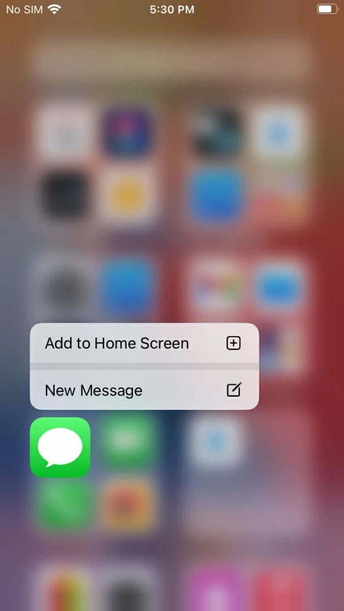 Cómo recuperar la aplicación Mensajes en el iPhone iOS 14