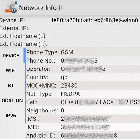 Ver detalles de Wifi de Android en Android 4.4 a 9