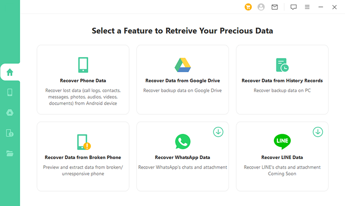 Recuperar datos de Google Drive