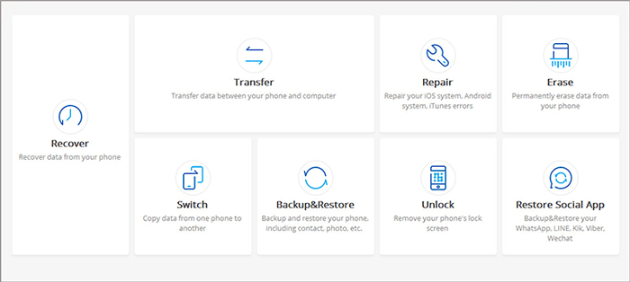 Lanzar reparación de Android