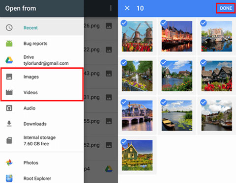 Realice una copia de seguridad de las fotos de la tarjeta SD de Android en Google Drive