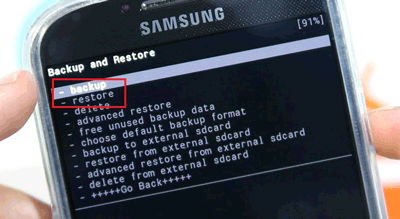 copia de seguridad y restauración del sistema Android con la recuperación del sistema Android
