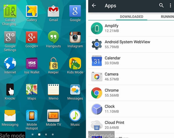Cómo arrancar a Samsung en modo seguro