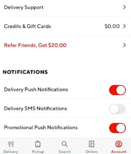 Cómo cambiar la ubicación de entrega en Doordash