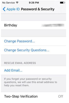 Cómo restablecer la contraseña de iCloud desde la configuración del iPhone