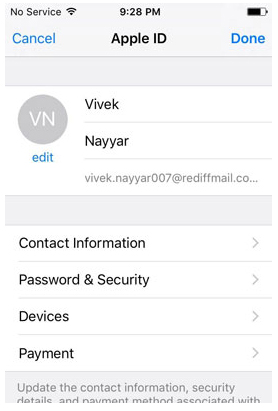 Verifique la identificación de Apple
