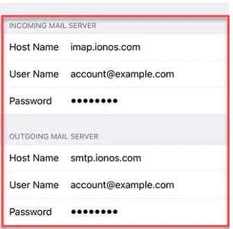 Verifique la configuración de IMAP