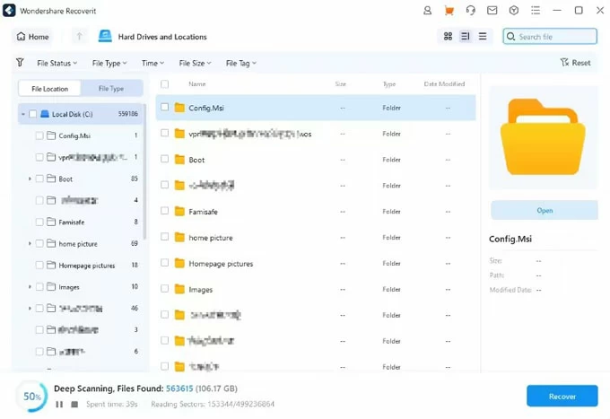 Documentos de escaneo de palabras con recuperación