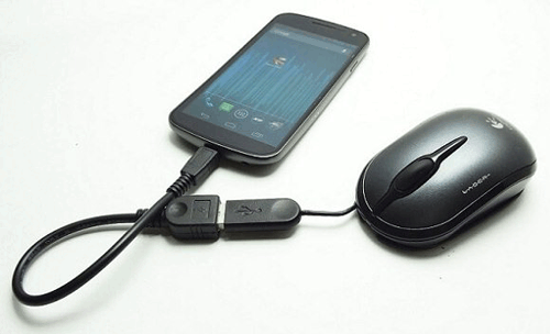 Recupere los datos de una pantalla rota en Samsung con cable OTG