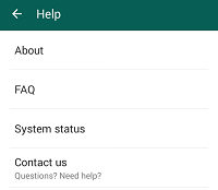 Restaurar mensajes de WhatsApp sin copia de seguridad contactando a WhatsApp Soporte