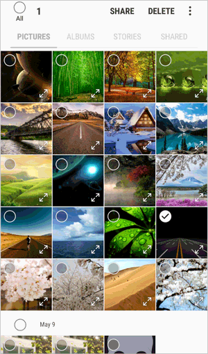 Recuperar imágenes eliminadas de Gallery en Android Recycle Bin
