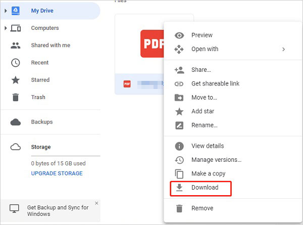 Cómo obtener datos de Android fallecido con Google Drive Backup