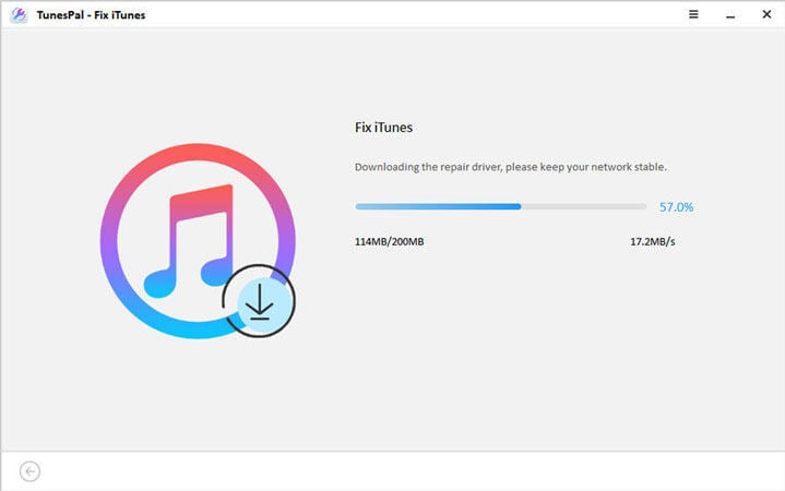 Descargar el controlador de reparación de iTunes