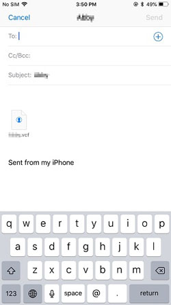 Cómo crear grupo de contacto en iPhone para correo electrónico