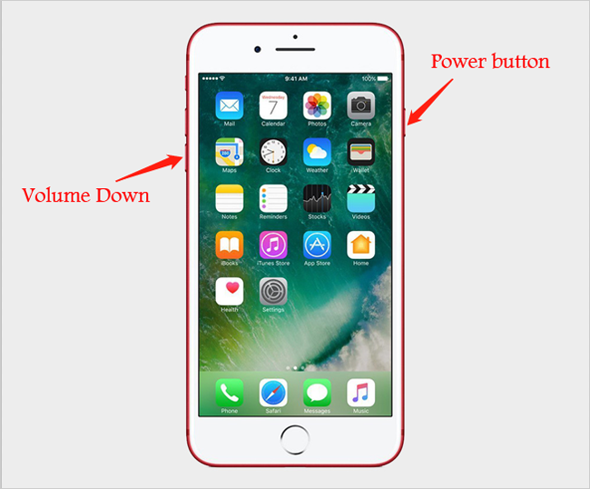 Ponga el iPhone 7 en modo de recuperación