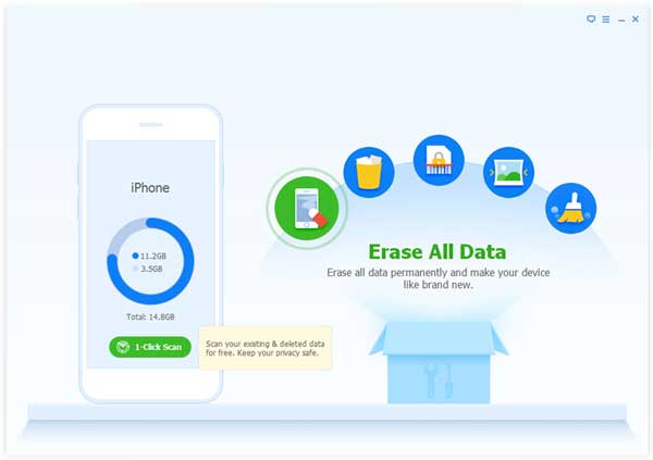 Borrar datos de iPhone