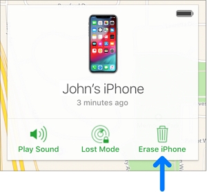 Borrar iPhone en iCloud