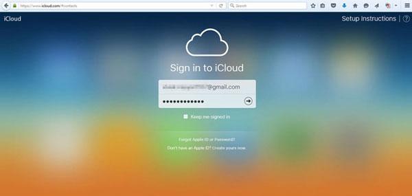 Transfiera iCloud al teléfono Android a través de iCloud Web desde PC