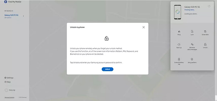 Arreglar el teléfono Samsung/tableta que no acepta el desbloqueo del patrón/pin