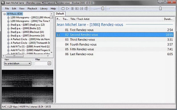 Mejor iTunes alternativa-footbar2000