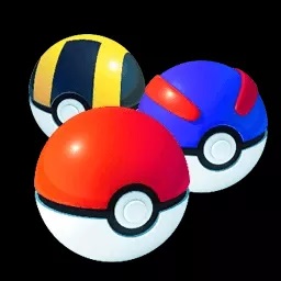 Usando grandes y ultra bolas para atrapar Pokémon regional