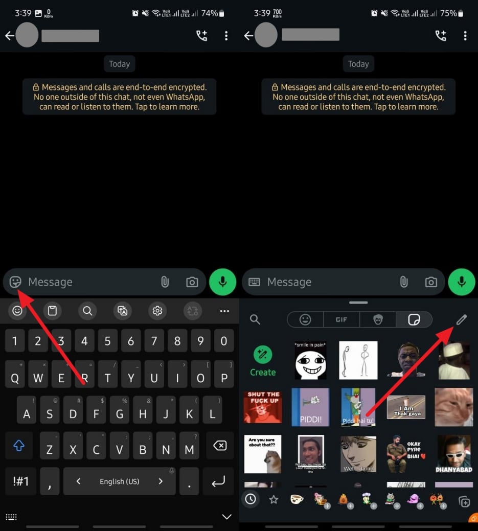 Use icono de lápiz en la biblioteca de etiquetas