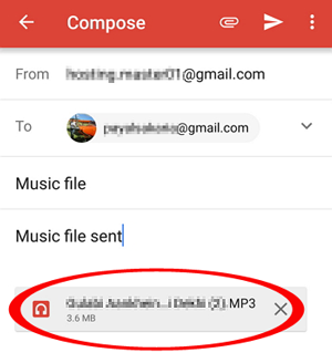 Copiar datos de Android a iPhone después de la configuración con el correo electrónico