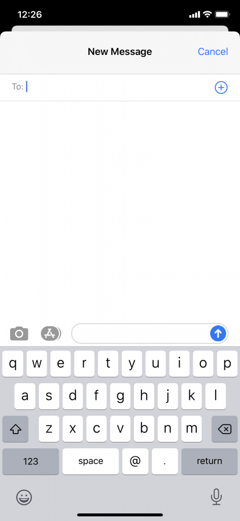   iMessage para enviar ubicación a través de iPhone