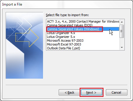 Cómo hacer una copia de seguridad de los contactos en Outlook a CSV