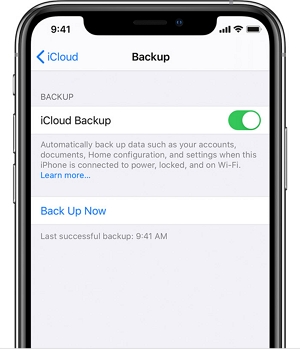 iPhone de nuevo a iCloud