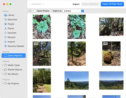 Importar fotos de iPhone a Mac