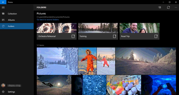 Cómo transferir imágenes de tarjeta de memoria a Windows con la aplicación Fotos
