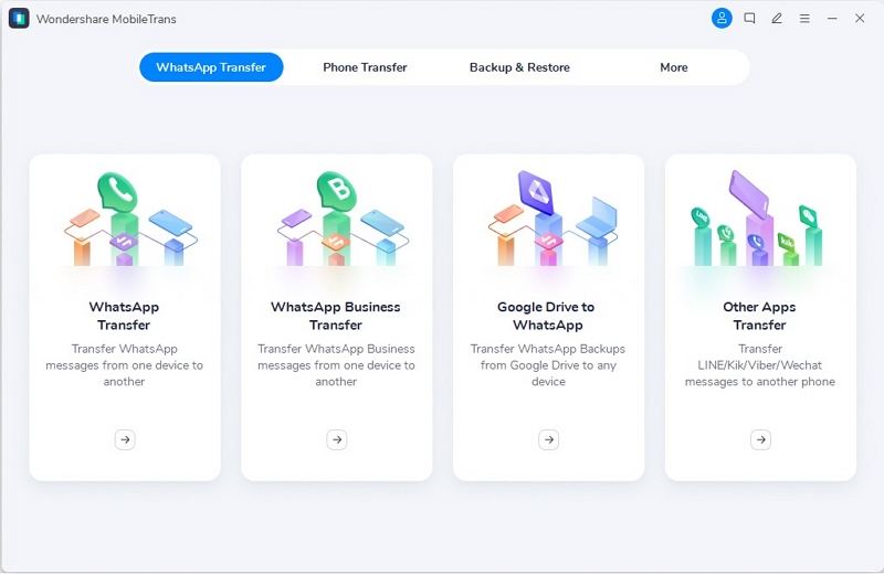 software de transferencia de whatsapp de mobiletrans