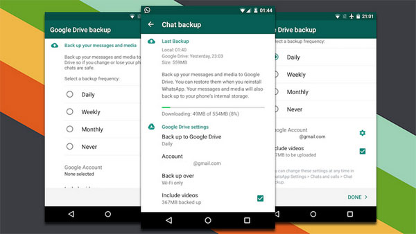 Mueve WhatsApp de Android a Android