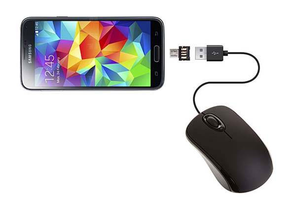 Conecte Android a la unidad flash a través del cable OTG