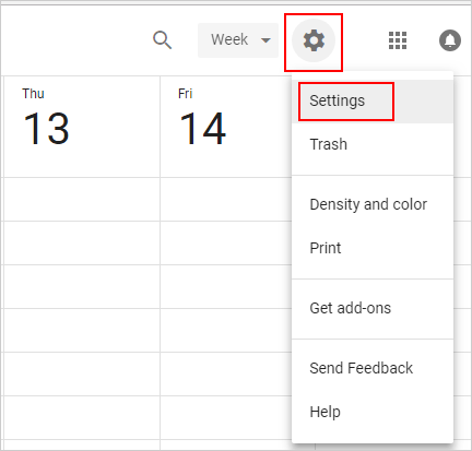 Cómo restaurar el calendario en el teléfono Android desde Google Trash