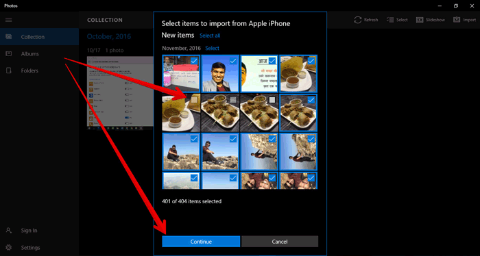 Enviar archivos de video grandes desde iPhone a computadora a través de la aplicación Fotos