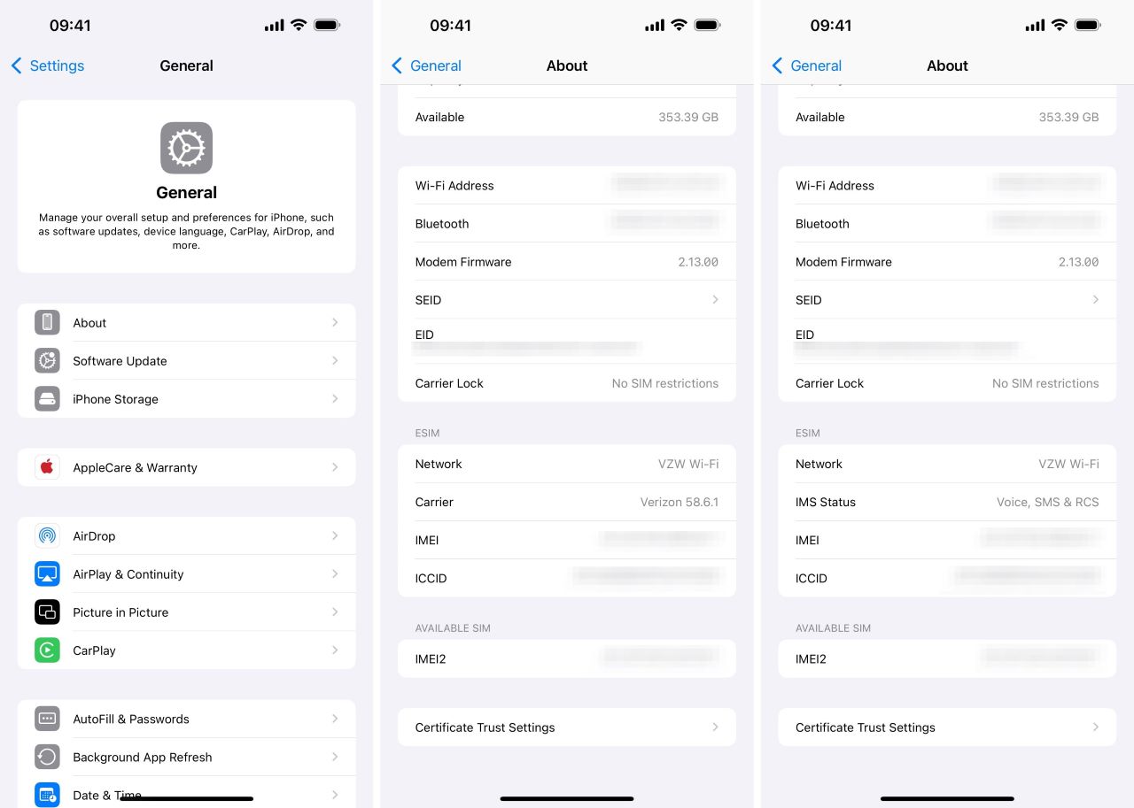 Actualizar la configuración del operador