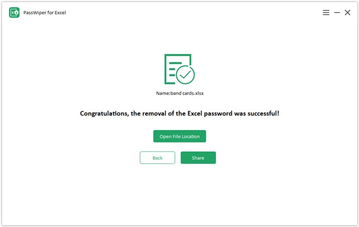 Passwiper para la revisión de Excel