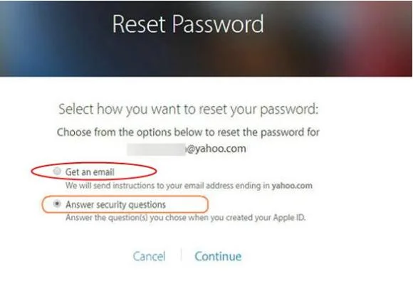 Restablecer la contraseña con preguntas de seguridad