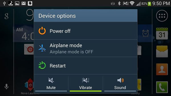 reiniciar el teléfono Android