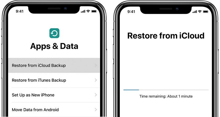 Restaurar WhatsApp en iPhone desde la copia de seguridad de iCloud