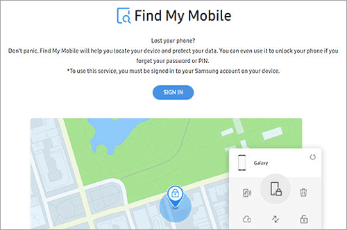Cómo usar un teléfono con pantalla rota con SmartThings Find