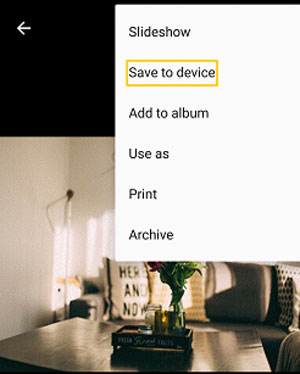 Restaurar Android desde Google Photos Backup