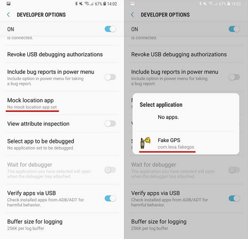 Ubicación del GPS falso GrindR Seleccione la ubicación del GPS falso