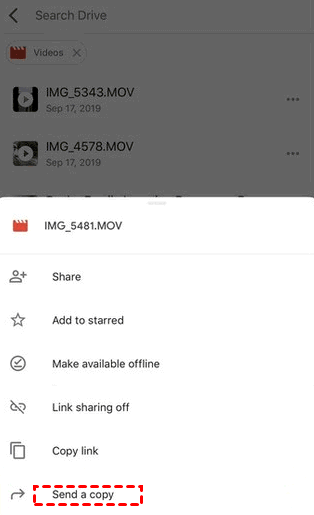 Cómo mover Android a iPhone después de configurar con Google Drive