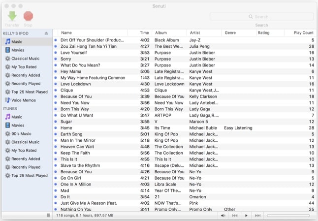 Copie música desde iPhone o iPod al disco duro a través de Senuti
