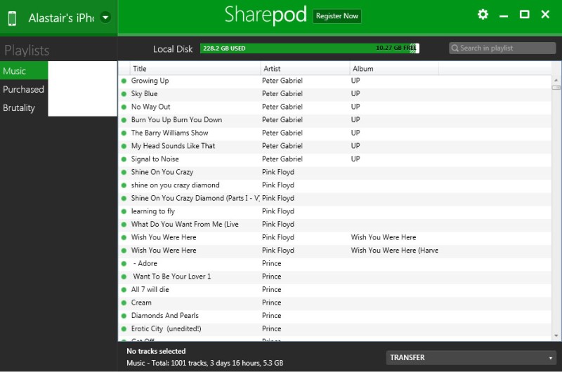 Mejor itunes alternativo-sharepod