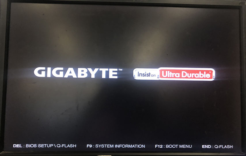 pantalla de inicio